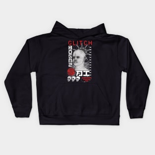 Glitch Token AI Kids Hoodie